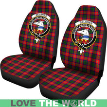Load image into Gallery viewer, Belshes Clan Badges Tartan Car Seat Cover Ha5
