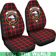 Load image into Gallery viewer, Belshes Clan Badges Tartan Car Seat Cover Ha5