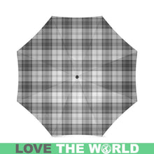 Load image into Gallery viewer, Douglas Grey Modern Tartan Foldable Umbrella W8 Umbrellas