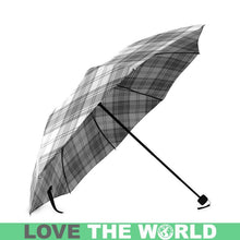 Load image into Gallery viewer, Douglas Grey Modern Tartan Foldable Umbrella W8 Umbrellas