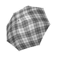 Load image into Gallery viewer, Douglas Grey Modern Tartan Foldable Umbrella W8 Umbrellas