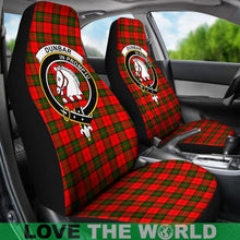 Load image into Gallery viewer, Dunbar Clan Badges Tartan Car Seat Cover Ha5