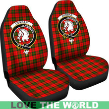Load image into Gallery viewer, Dunbar Clan Badges Tartan Car Seat Cover Ha5