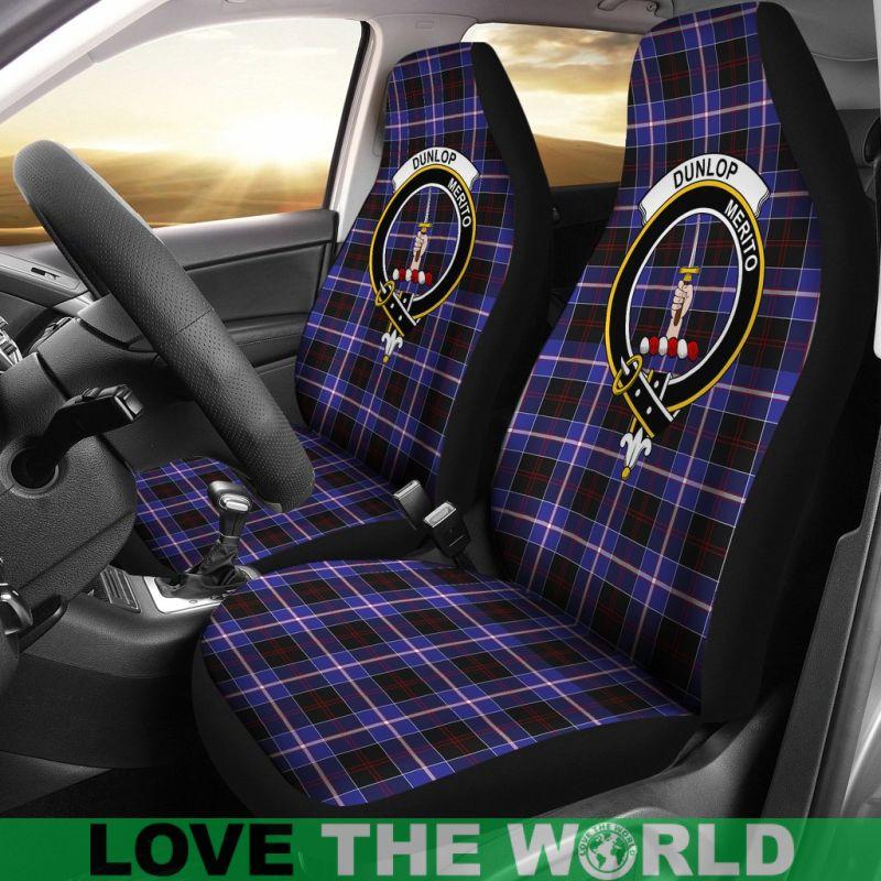 Tartan car shop seat covers