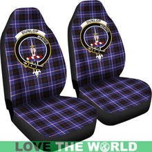 Load image into Gallery viewer, Dunlop Clan Badges Tartan Car Seat Cover Ha5
