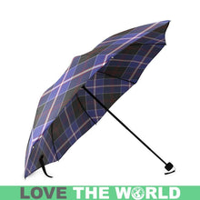Load image into Gallery viewer, Dunlop Modern Tartan Foldable Umbrella W8 Umbrellas