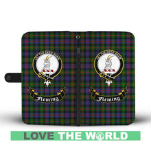 Load image into Gallery viewer, Tartan Wallet Case - Fleming Clan | Over 500 Tartans and 300 Clans | Love Scotland