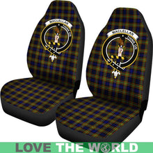 Load image into Gallery viewer, Maclellan Clan Badges Tartan Car Seat Cover Ha5