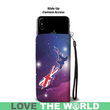 Load image into Gallery viewer, New Zealand Map And Flag Wallet Phone Case - Tn Cases
