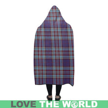 Load image into Gallery viewer, Rcaf Tartan Hooded Blanket - M One Size / Hooded Blanket 50X40 Blankets